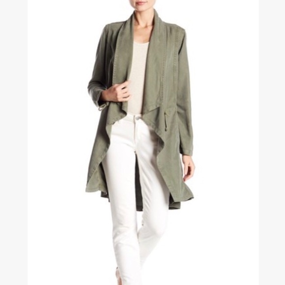 Max Jeans Sundried Tomato Drape Front Jacket - Picture 7 of 8